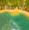 aerial photography above heaven beach