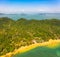 aerial photography above heaven beach