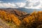 Aerial photography beautiful Mount Nantai and Lake Chuzenji in autumn season, Nikko, Japan