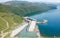 An Aerial Photography of Ceyhan Dam generative ai
