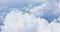 Aerial photography of clouds and earth scenery
