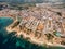 Aerial photography drone point of view Torrevieja