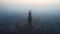 Aerial photography of the modern building skyline night view of Chengdu, China.