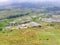 Aerial photography scenery of terraced rice fields