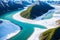 aerial photos of Alaska.