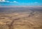 Aerial picture of the landscape of the Namib Desert in western Namibia