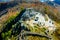 Aerial picture of top of Bell Mountain shot during the Fall