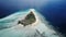 Aerial picture of the tropical islands around Borneo, Malaysia