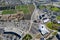 Aerial plan view of the Cal Poly Pomona campus