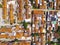 Aerial residential housing that is neatly arranged - stock photo