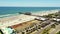 Aerial reveal Daytona Beach pier 4k