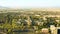 Aerial revealing shot of Helena and Montana State Capitol