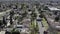 Aerial rising of neighborhood houses, Van Nuys, Los Angeles