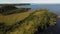 Aerial rocky shorelines on the Bonavista Peninsula