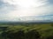 Aerial, Rolling Hills Of New Zealand In Autumn