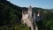 Aerial Romania Bran Castle Dracula June 2018 Sunny Day 30mm 4K Inspire 2 Prores