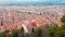 Aerial rotating motion view of the city of Nice France