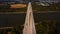 Aerial of Roth Suspension Bridge - Chesapeake and Ohio Canal - Delaware