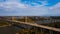 Aerial of Roth Suspension Bridge - Chesapeake and Ohio Canal - Delaware