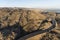 Aerial Route 118 Freeway Entering Los Angeles