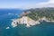 Aerial of Rugged Oregon Coastline