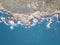 Aerial of Rugged Sonoma Coastline in California