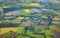 Aerial of rural landscape near Bremen