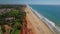 Aerial. Sandy beaches golf courses Vale de Lobo.