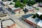 Aerial scene of Ingersoll, Ontario, Canada