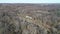 Aerial Scenic View of the Fall Foliage in Conowingo Maryland