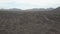 Aerial scenic view of vineyards on black volcanic soil of Lanzarote, Canary Islands, Spain, Europe.