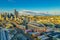 Aerial Seattle ands Centurylink Field Stadium