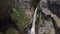 Aerial of Seerenbach Falls, Switzerland