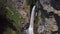 Aerial of Seerenbach Falls, Switzerland