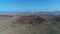 Aerial Shoot, Calderon Hondo Volcano, Canary, Fuerteventura, Beautiful Landscape, Spain