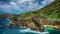 Aerial Shoot, Hawaii, Island Oahu, Honolulu, Pacific Ocean, Kahauloa Cove, Maunalua Bay, Hanauma Bay