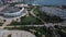 Aerial shoreline view of Lake Michigan in Chicago, Illinois