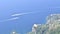 Aerial Shot of the Amalfi Coast in Positano, Italy.