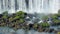 Aerial shot of the amazing Iguazu Falls located in Brazil