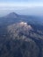 Aerial shot of the amazing Twin Volcanoes Popocatepetl and IztaccÃ­huatl