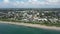 Aerial shot approaching Delray Beach Florida