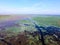 Aerial shot of Boraphet Swamp