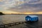 Aerial shot of the Crawley Boat House or Crawley Edge Boatshed on the swan river near King`s Park