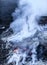Aerial shot of KiÌ„lauea volcano erupting