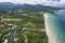 Aerial shot of Klong Prao in Koh Chang, Thailand