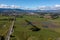 aerial shot looking towards Otaki township