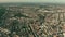 Aerial shot of Munich involving famous Theresienwiese, the ground of the Oktoberfest historic beer festival, Germany