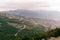 Aerial shot of the Puebla de la Sierra Mountain Pass