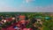 Aerial shot temple at Ayutthaya Thailand