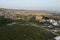 Aerial sight on Anapa city and Supsekh city